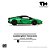 Lamborghini Temerario 1:64 Trends Hobby Verde - Imagem 2