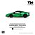 Lamborghini Temerario 1:64 Trends Hobby Verde - Imagem 3