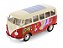 Volkswagen Kombi T1 Bus 1963 1:24 Welly Vermelho - Imagem 1