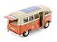 Volkswagen Kombi T1 Bus 1963 1:24 Welly Laranja - Imagem 5