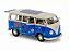 Volkswagen Kombi T1 Bus 1963 1:24 Welly Azul - Imagem 3