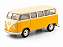 Volkswagen Kombi T1 Bus 1963 1:24 Welly Amarelo - Imagem 1