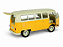 Volkswagen Kombi T1 Bus 1963 1:24 Welly Amarelo - Imagem 7