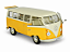 Volkswagen Kombi T1 Bus 1963 1:24 Welly Amarelo - Imagem 6