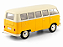 Volkswagen Kombi T1 Bus 1963 1:24 Welly Amarelo - Imagem 2