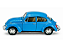 Volkswagen Beetle 1:24 Welly Azul - Imagem 5