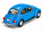 Volkswagen Beetle 1:24 Welly Azul - Imagem 2