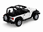 Jeep Wrangler Rubicon Conversível 2007 1:24 Welly Branco - Imagem 2