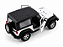 Jeep Wrangler Rubicon SoftTop 2007 1:24 Welly Branco - Imagem 4
