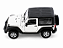 Jeep Wrangler Rubicon SoftTop 2007 1:24 Welly Branco - Imagem 5