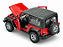 Jeep Wrangler Rubicon SoftTop 2007 1:24 Welly Vermelho - Imagem 4