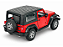 Jeep Wrangler Rubicon SoftTop 2007 1:24 Welly Vermelho - Imagem 2