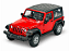 Jeep Wrangler Rubicon SoftTop 2007 1:24 Welly Vermelho - Imagem 1