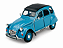 Citroen 2CV 1:24 Welly Azul - Imagem 1