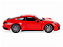Porsche 911 Carrera 4S 1:24 Welly Vermelho - Imagem 5