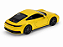 Porsche 911 Carrera 4S 1:24 Welly Amarelo - Imagem 2