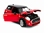 New Mini Hatch 1:24 Welly Vermelho - Imagem 3