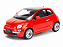 Fiat 500 2007 1:24 Welly Vermelho - Imagem 1