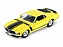 Ford Mustang Boss 302 1970 1:24 Welly Amarelo - Imagem 1