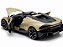 Bugatti W16 Mistral 1:24 Welly Dourado - Imagem 7