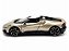 Bugatti W16 Mistral 1:24 Welly Dourado - Imagem 8