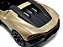 Bugatti W16 Mistral 1:24 Welly Dourado - Imagem 5