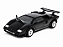 Lamborghini Countach 1:24 Welly Preto - Imagem 1
