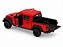 Jeep Gladiator 2020 1:24 Welly Laranja - Imagem 4