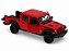 Jeep Gladiator 2020 1:24 Welly Laranja - Imagem 3