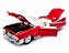 Cadillac Eldorado Biarritz 1959 1:18 Maisto Premiere Edition Vermelho - Imagem 6