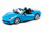 Porsche 718 Boxster Bburago 1:24 Azul - Imagem 7