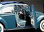 Volkswagen Fusca Beetle Saloon Opening Roof 1950 1:12 Sunstar Azul - Imagem 6
