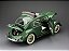 Volkswagen Fusca Beetle Saloon Opening Roof 1950 1:12 Sunstar Verde - Imagem 10
