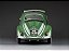Volkswagen Fusca Beetle Saloon Opening Roof 1950 1:12 Sunstar Verde - Imagem 4