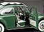 Volkswagen Fusca Beetle Saloon Opening Roof 1950 1:12 Sunstar Verde - Imagem 6