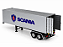Carreta Scania R 730 V8 Baú 1:32 Welly Amarelo - Imagem 6