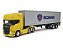 Carreta Scania R 730 V8 Baú 1:32 Welly Amarelo - Imagem 1