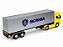 Carreta Scania R 730 V8 Baú 1:32 Welly Amarelo - Imagem 2