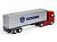 Carreta Scania R 730 V8 Baú 1:32 Welly Vermelho - Imagem 2