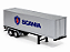 Carreta Scania R 730 V8 Baú 1:32 Welly Vermelho - Imagem 5