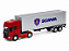 Carreta Scania R 730 V8 Baú 1:32 Welly Vermelho - Imagem 1