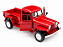 Jeep Willys Pickup 1947 1:24 Welly Vermelho - Imagem 3