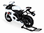 Yamaha YZF-R6 1:12 Welly Branco - Imagem 4