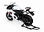 Yamaha YZF-R6 1:12 Welly Branco - Imagem 2