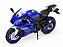 Yamaha YZF-R6 1:12 Welly Azul - Imagem 1
