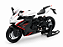 MV Agusta F3RR 1:12 Welly Branco - Imagem 1