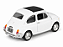 Fiat Nuova 500 1:24 Welly Branco - Imagem 2