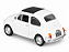 Fiat Nuova 500 1:24 Welly Branco - Imagem 5