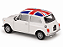 Mini Cooper 1300 (UK Flag) 1:24 Welly Creme - Imagem 7