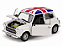 Mini Cooper 1300 (UK Flag) 1:24 Welly Creme - Imagem 5